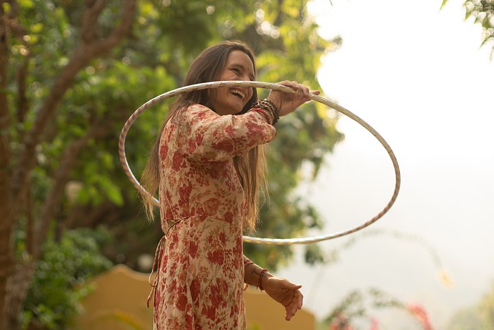 Allegra in meditation